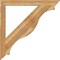 Ekena Millwork Funston Traditional Rough Sawn Bracket, Western Red Cedar, 4"W x 46"D x 46"H BKT04X46X46FST01RWR - alternate 2